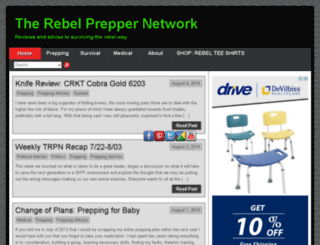 therebelpreppernetwork.com screenshot