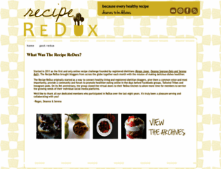 thereciperedux.com screenshot