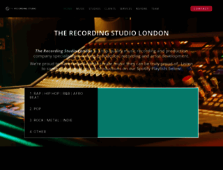 therecordingstudio.london screenshot