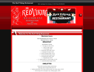 theredvikingrestaurant.com screenshot