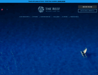 thereefresorts.com screenshot