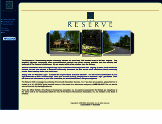 thereservehoa.net screenshot
