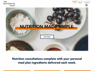 therestorativefeast.com screenshot