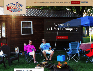 theridgecampground.com screenshot