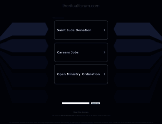 theritualforum.com screenshot