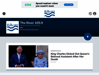 theriver1059.iheart.com screenshot