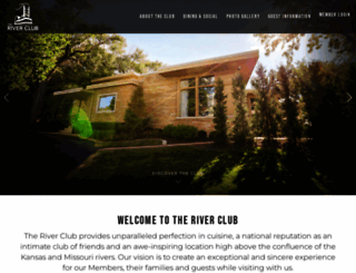 theriverclubkc.com screenshot