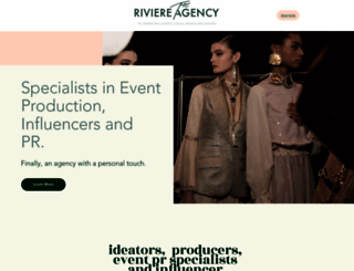 theriviereagency.com screenshot