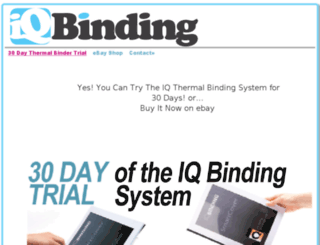 thermal-binding.co.uk screenshot