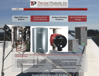 thermalproductsinc.com screenshot