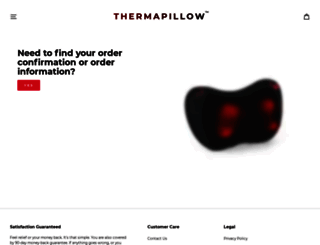 thermapillow.com screenshot