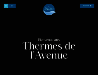 thermes-avenue.com screenshot