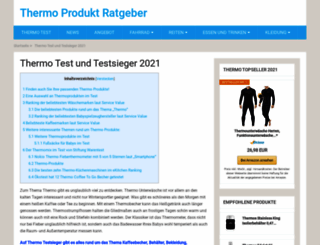 thermo-testsieger.de screenshot
