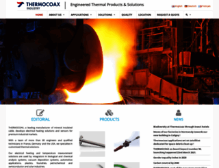 thermocoax-industrial.com screenshot
