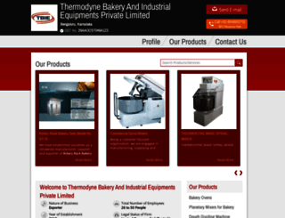 thermodynebakery.com screenshot