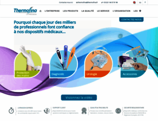 thermofina.fr screenshot