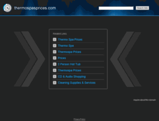 thermospasprices.com screenshot