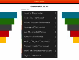 thermostat.co.za screenshot