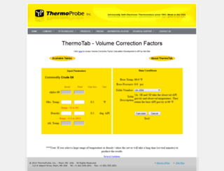 thermotab.net screenshot