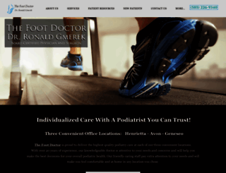 therochesterfootdoctor.com screenshot