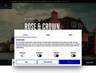 theroseandcrown.co.uk screenshot