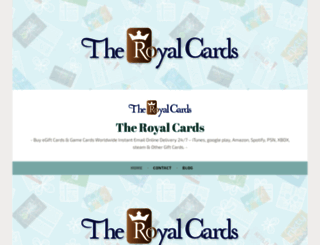 theroyalcards.wordpress.com screenshot