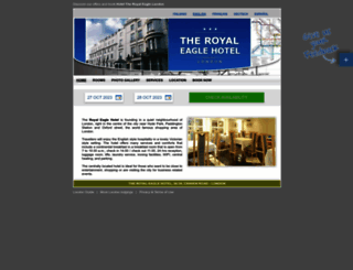 theroyaleaglehotel.londonhotels.it screenshot