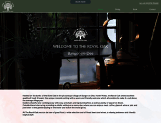 theroyaloakbangorondee.co.uk screenshot