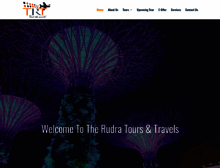 therudratravels.com screenshot