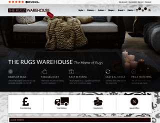 therugswarehouse.co.uk screenshot