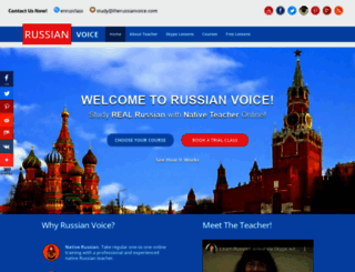 therussianvoice.com screenshot