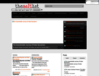 thesaltlist.org screenshot
