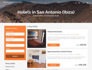 thesanantoniohotels.com screenshot