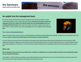 thesanctuarycentre.org screenshot