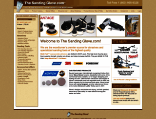 thesandingglove.com screenshot