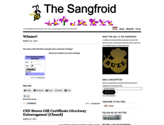 thesangfroid.wordpress.com screenshot