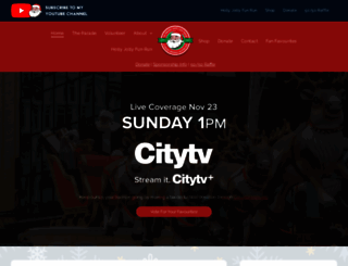thesantaclausparade.com screenshot