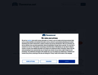 thesaurus.net screenshot