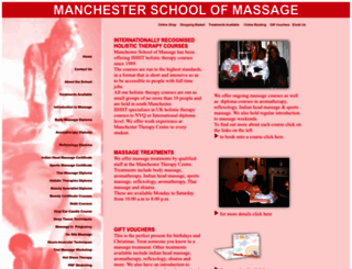 theschoolofmassage.co.uk screenshot
