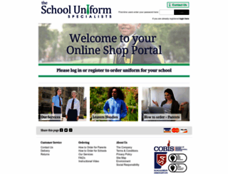 theschooluniformspecialists.com screenshot