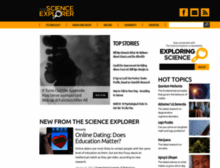 thescienceexplorer.com screenshot