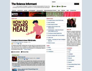 thescienceinformant.wordpress.com screenshot