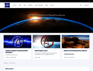 thescientificatheist.com screenshot