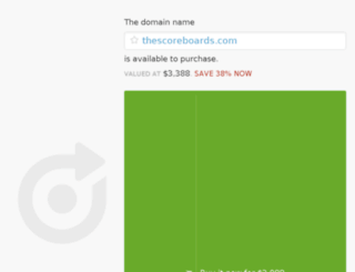 thescoreboards.com screenshot