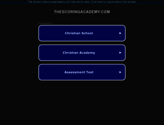 thescoringacademy.com screenshot