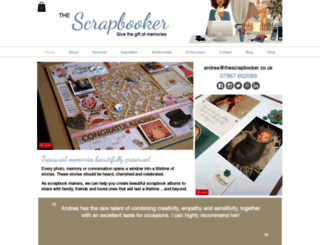 thescrapbooker.co.uk screenshot