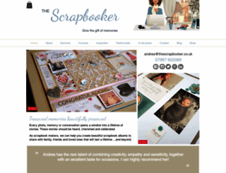 thescrapbooker.co.uk screenshot