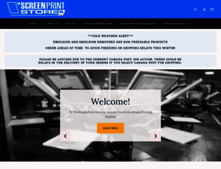 thescreenprintstore.ca screenshot