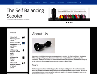 theselfbalancingscooter.com screenshot