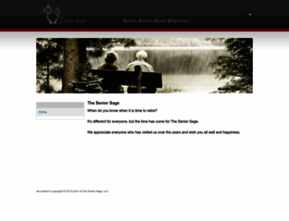 theseniorsage.com screenshot